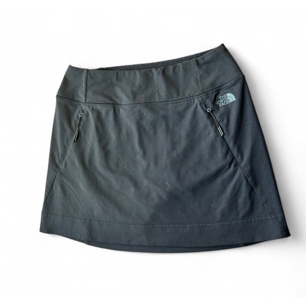 The North Face Flash Dry Women’s Black Athletic Skirt Skirt Sz M Hiking Outdoors - Picture 2 of 7
